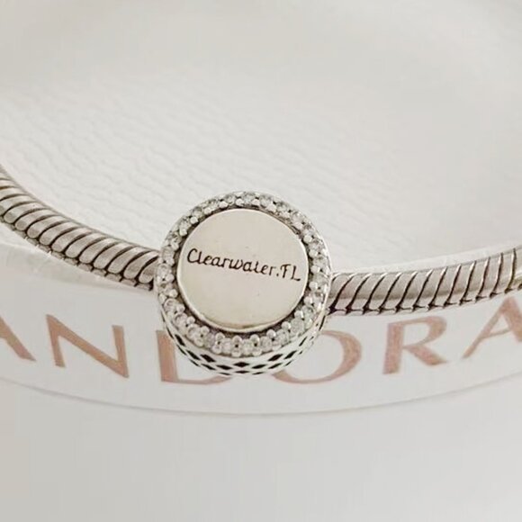 Pandora Clearwater.FL Beach Charm Bead - Picture 3 of 3